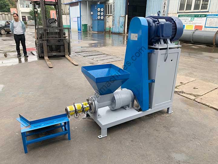 electric biomass briquette extruder machine for shipping