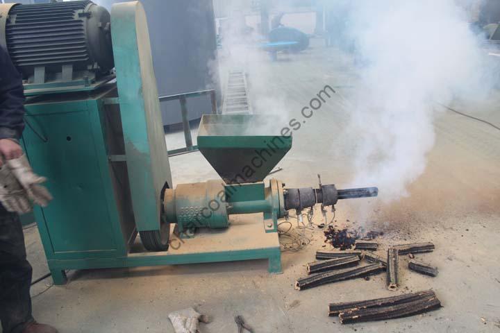 briquette machine working 2