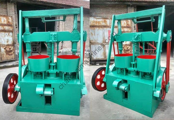 coal briquette machine with double inlets