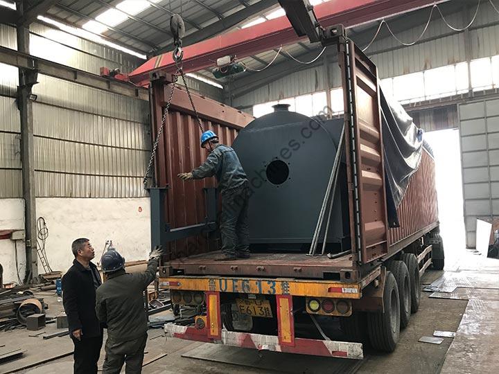 coconut shell charcoal machine for shipping to the Philippines