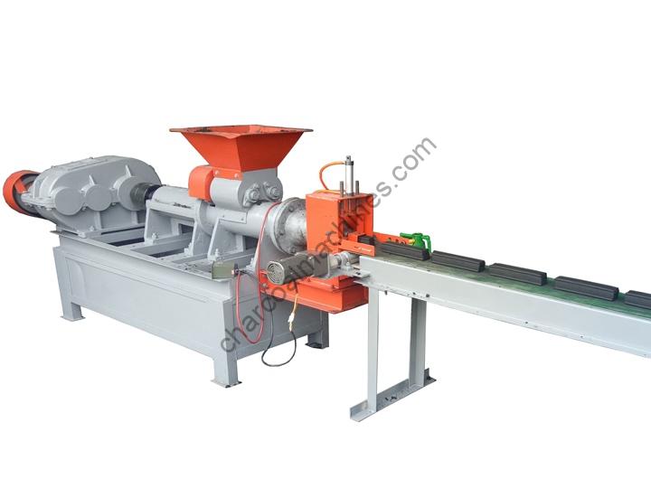 Charcoal briquette machine