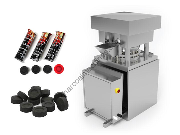 Hookah Charcoal Machine to Make Round & Cube Shisha Charcoal