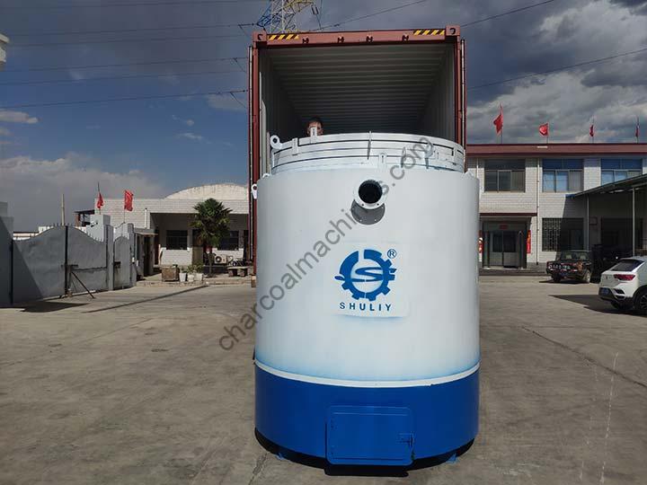 Shuliy carbonization furnace for shipping to Sudan