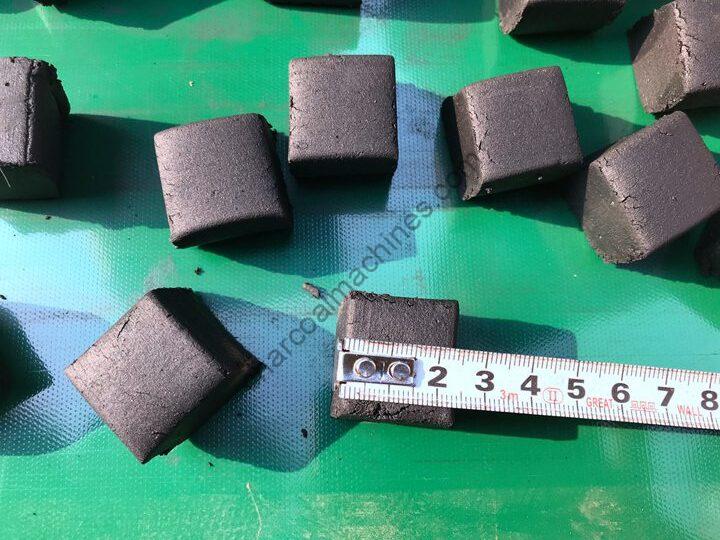 cubic charcoal cutting effect