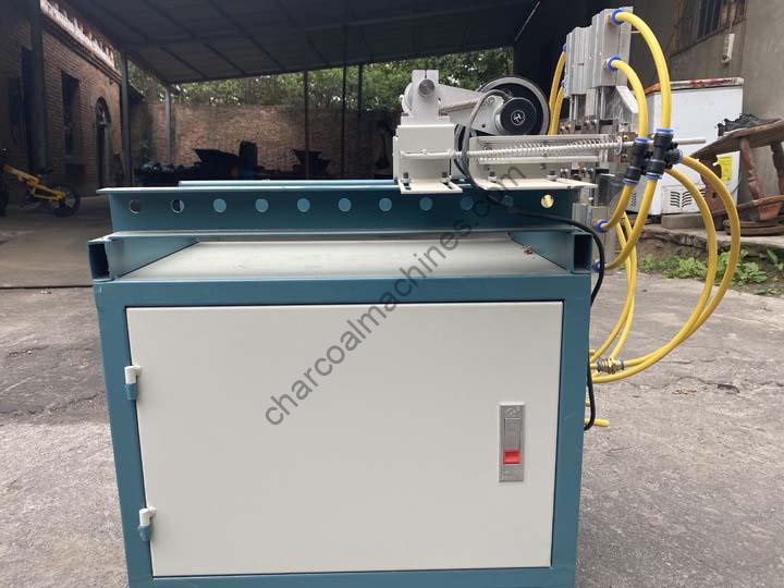 newly manufactured chrcoal briquettes cutter