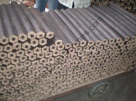 sawdust briquettes