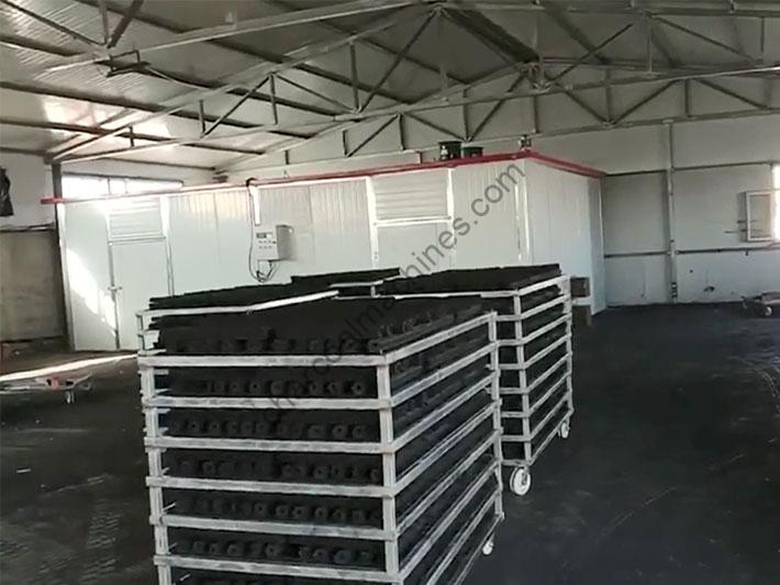 charcoal briquettes drying plant