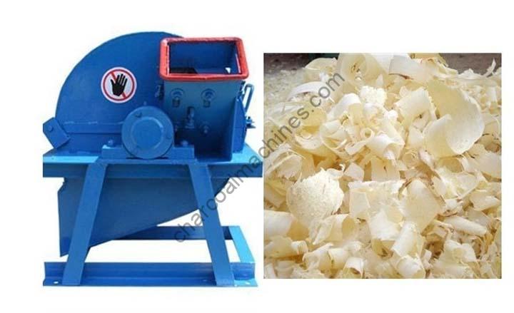 wood shavings made by electric wood shaving maker