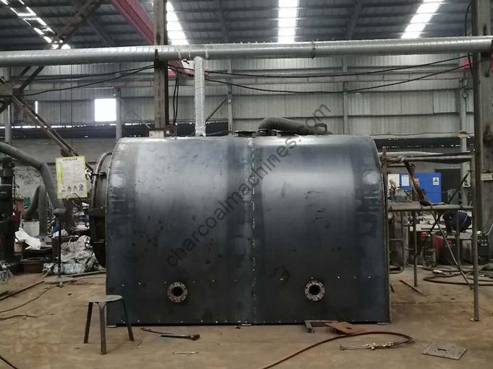 Newly manufactured ccharcoal furnace for shipping