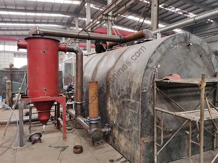 horizontal carbonization furnace is in manufacturing