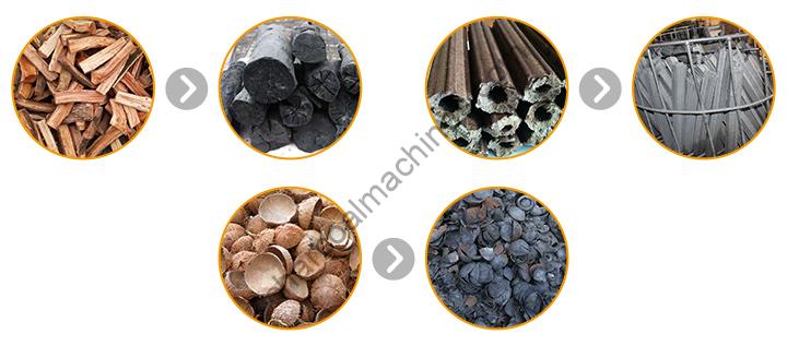 log charcoal furnace's applications