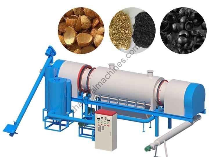 Vertical Carbonization Furnace For hardwood Charcoal Production