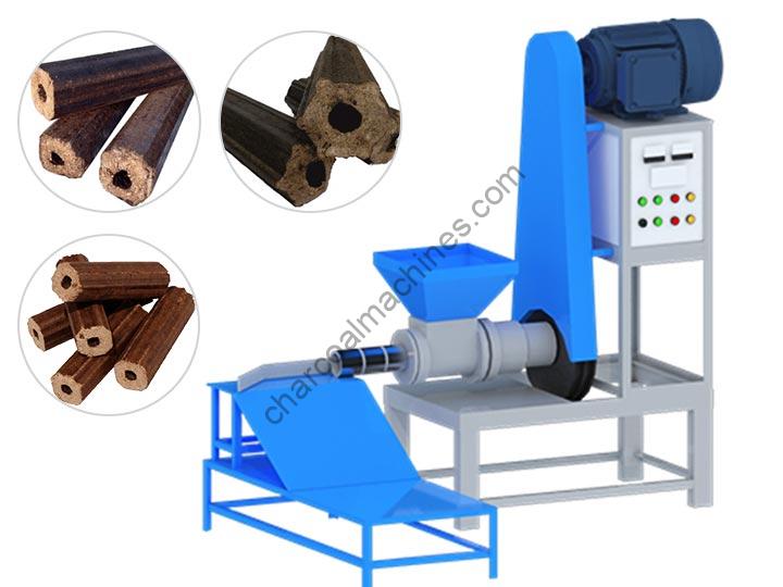 Briquette Press for Making Sawdust Briquettes from Biomass Wastes
