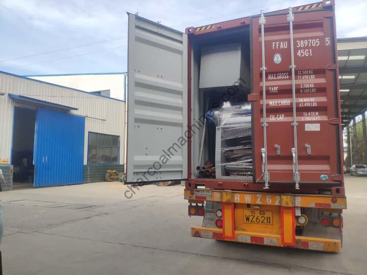 5T/d charcoal plant shipped to Guinea