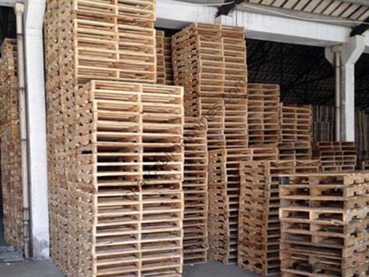 wooden pallets