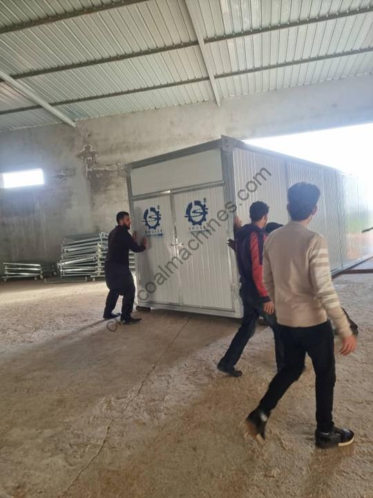 charcoal dryer arrived in Libya