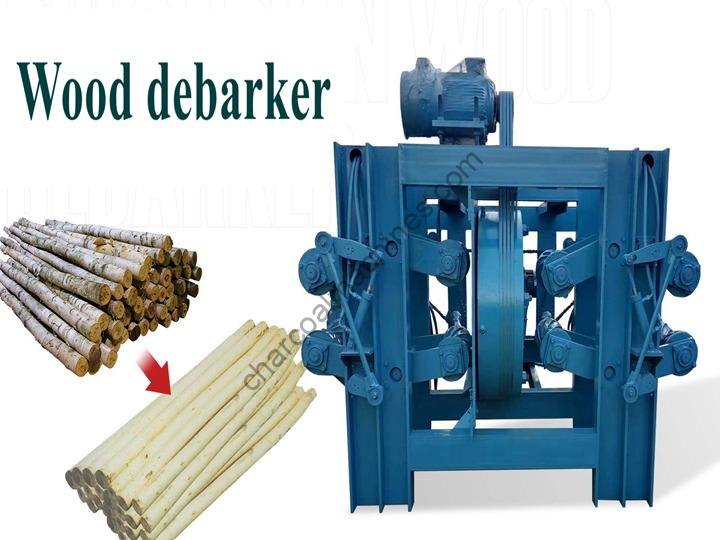 log wood debarker machine