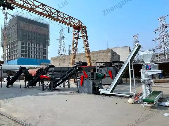 planta de processamento de carvão para churrasco 