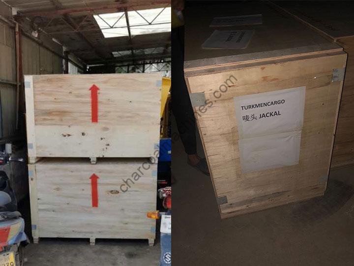 Shipments to Turkmenistan of wood shredders