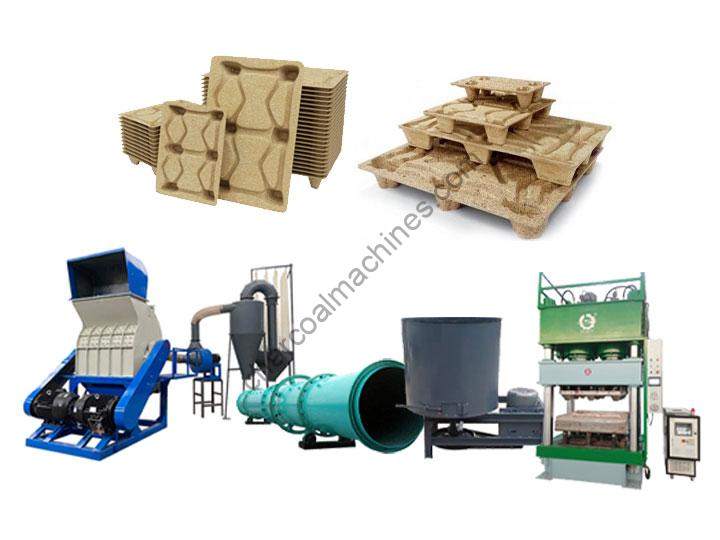 Compressed Wood Pallet Machine for Molded Pallet Production