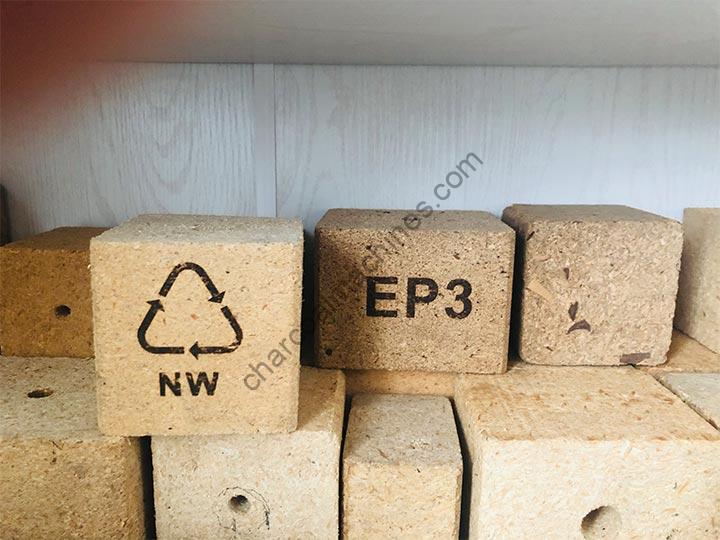 compressed wood blocks