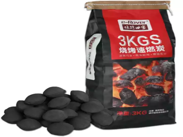 briquette charcoal packing