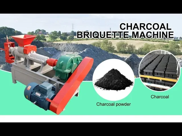 Charcoal Briquette Machine for Making Hexagonal Briquettes