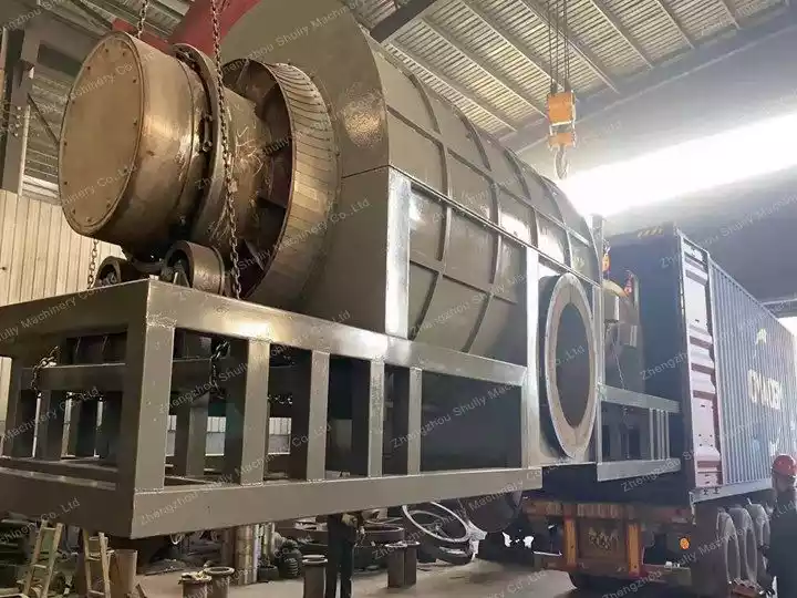 charcoal making machine for shipping