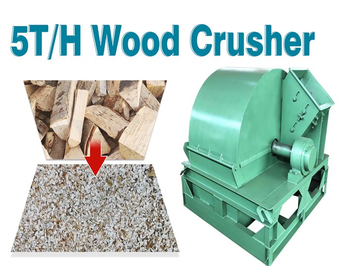 5t/h Wood Branch Shredder for Easy Waste Management