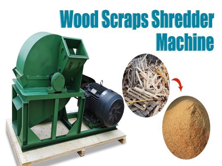 How is the Wood Scraps Grinder for Eco-Friendly Wood Waste Recycling?