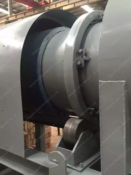 carbonization section of charcoal machine