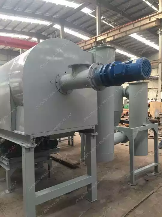 inlet of charcoal making machine