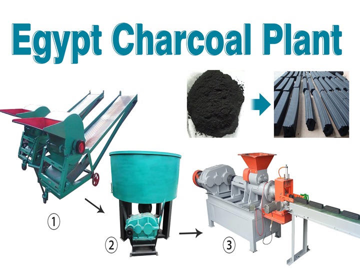charcoal briquettes processing plant