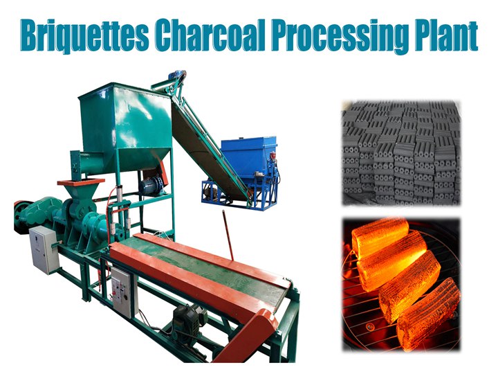 charcoal briquettes production line