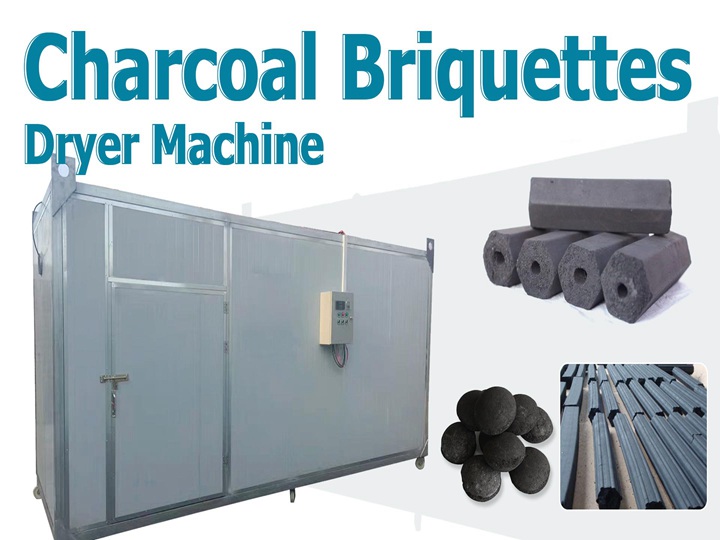 How to make dry charcoal briquettes efficiently?