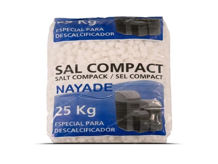compacted salt briquettes