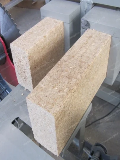 compressed wooden blocks