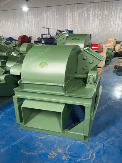 electric wood crusher display