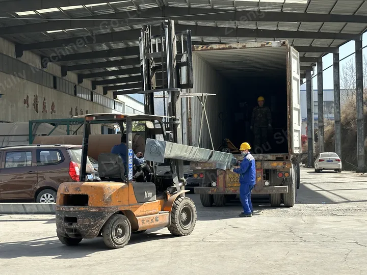 envío de máquinas de carbón