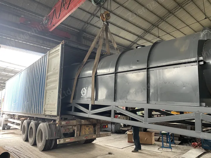 envío de máquina de fabricación de carbón vegetal